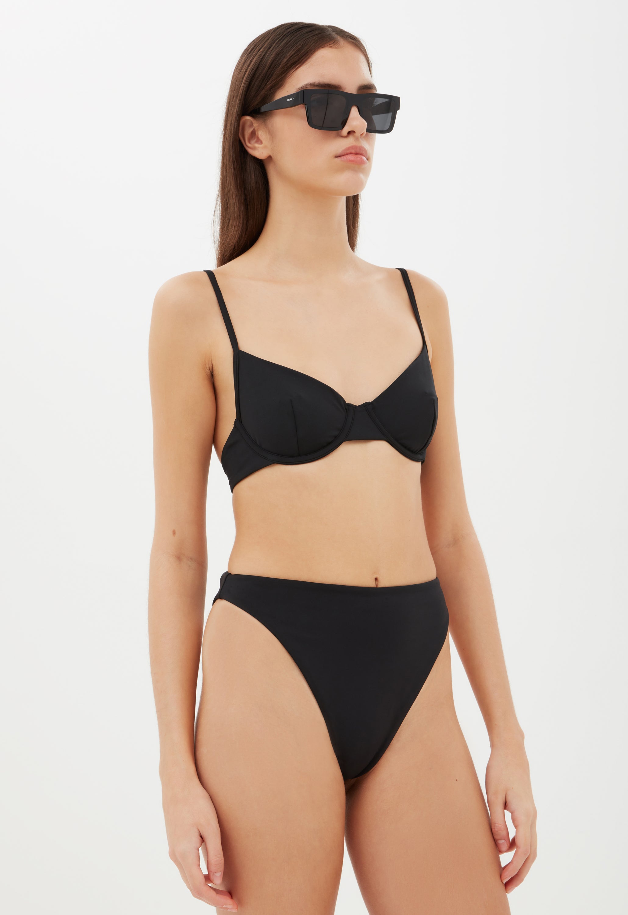 Bralette Top in Black Aexae, Bralette Top, Black