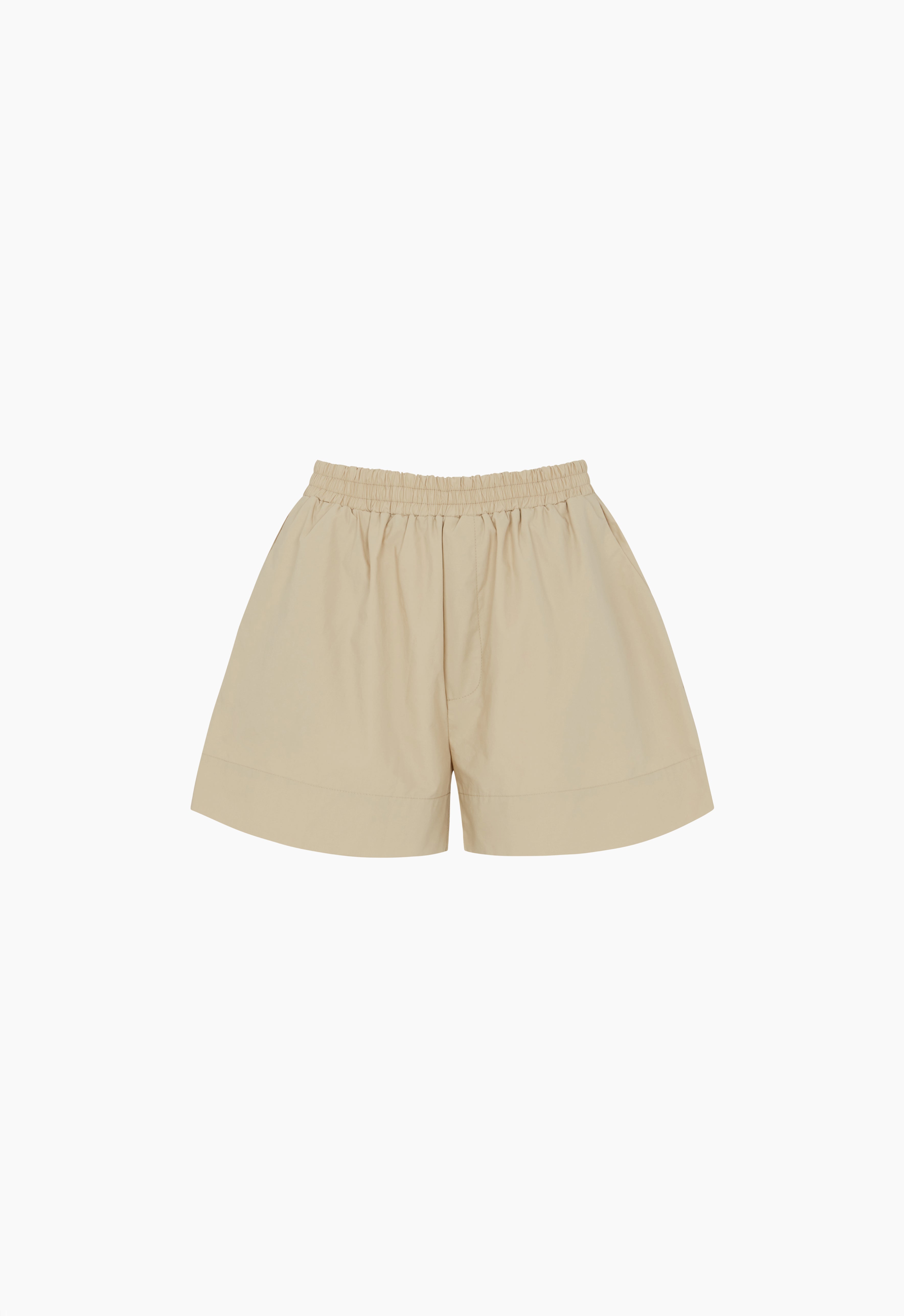 Cotton Shorts in Beige Aexae, Cotton Shorts, Beige