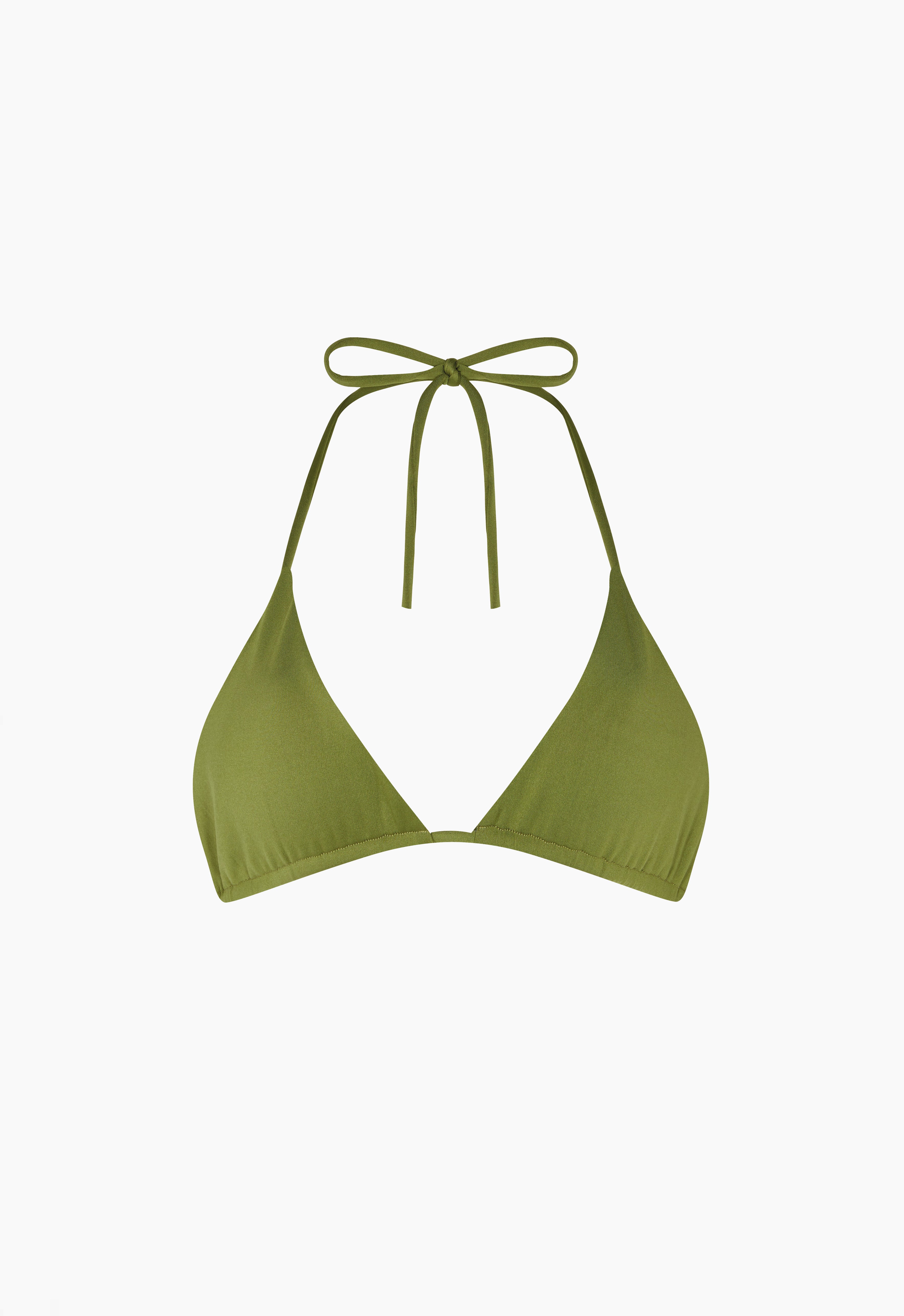 Tyra Tie Neck Top in Army Green Aexae, Tyra Tie Neck Top, Army Green