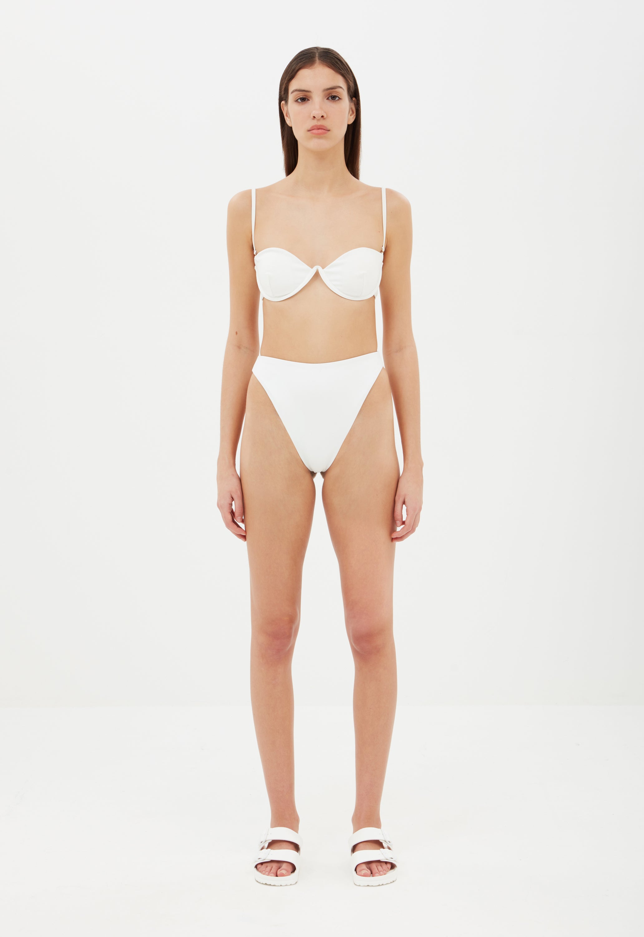 Underwire Bralette Top in Chalk Aexae, Underwire Bralette Top, Chalk