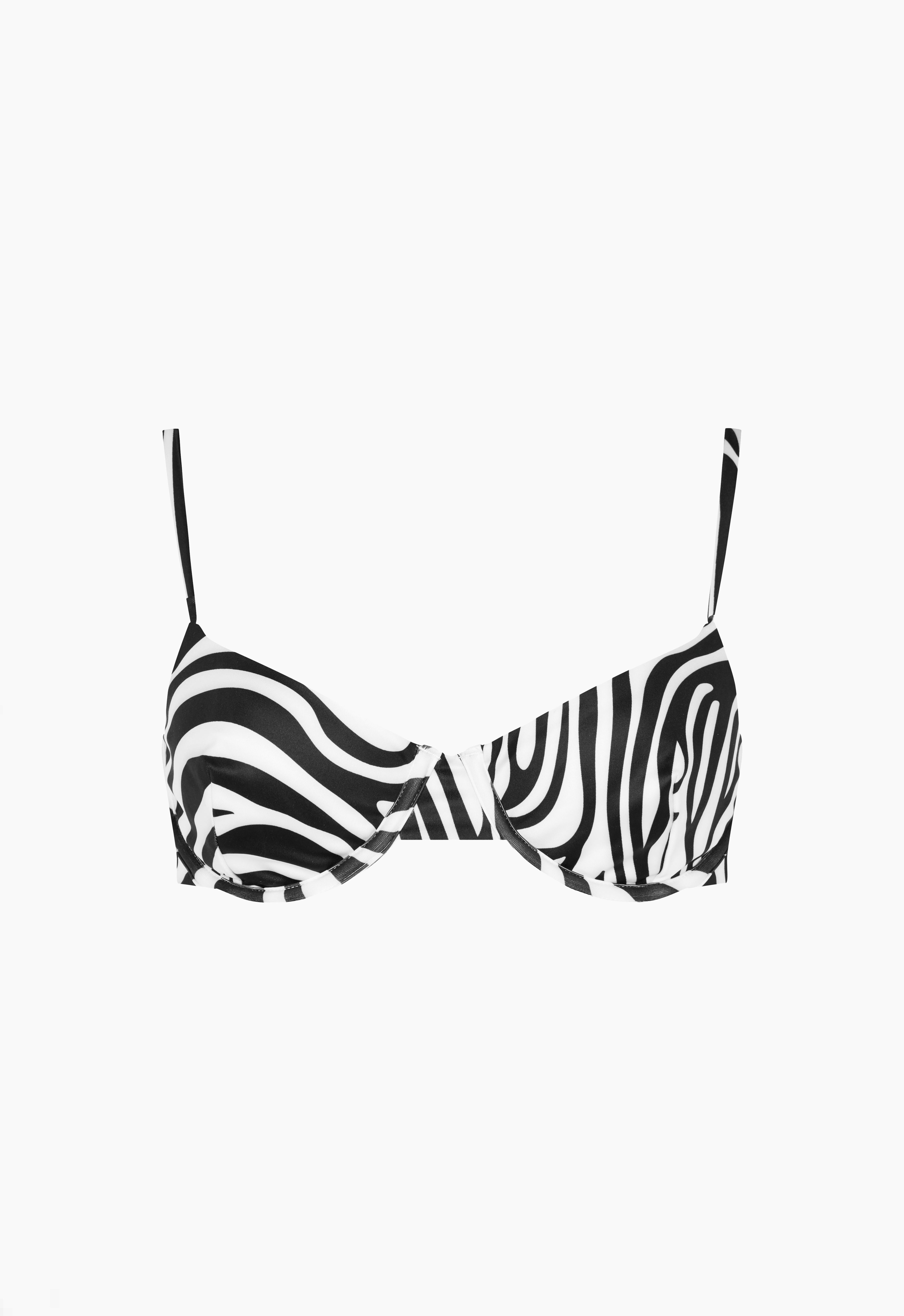 Underwire Bralette Top in Zebra Aexae, Underwire Bralette Top, Zebra