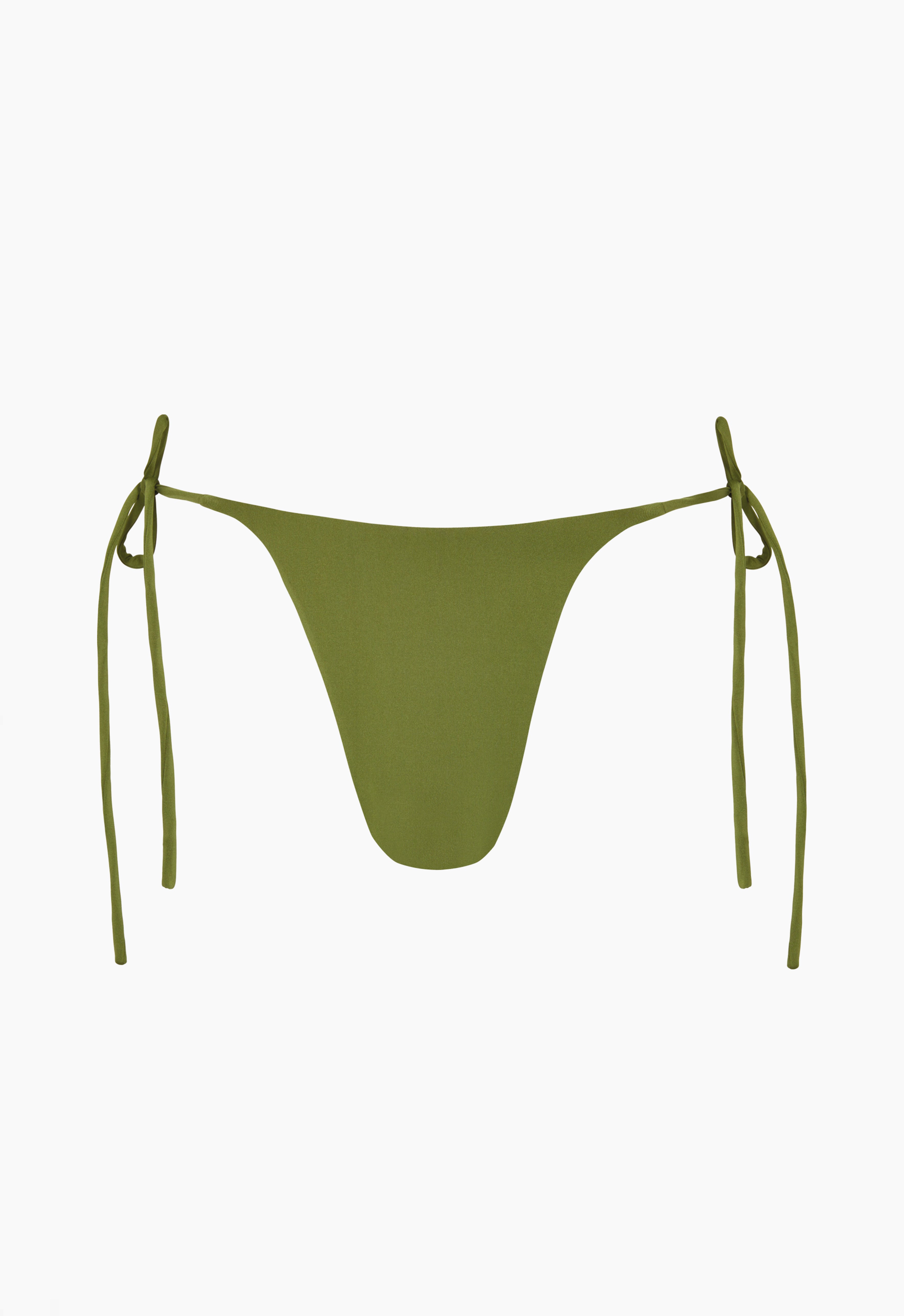 Tyra Tie Side Bottoms in Army Green Aexae, Tyra Tie Side Bottoms, Army Green