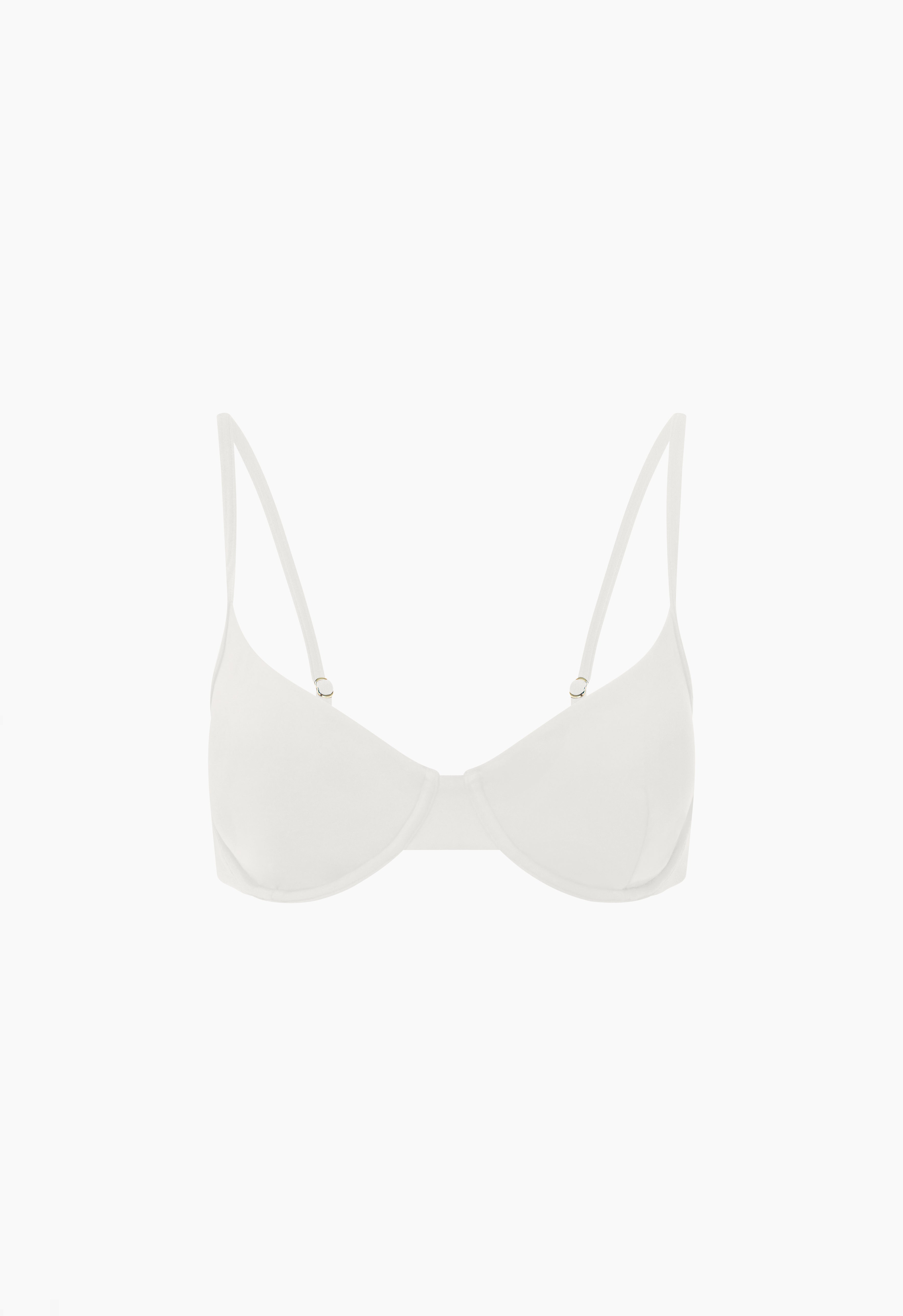 Bralette Top in Chalk Aexae, Bralette Top, Chalk