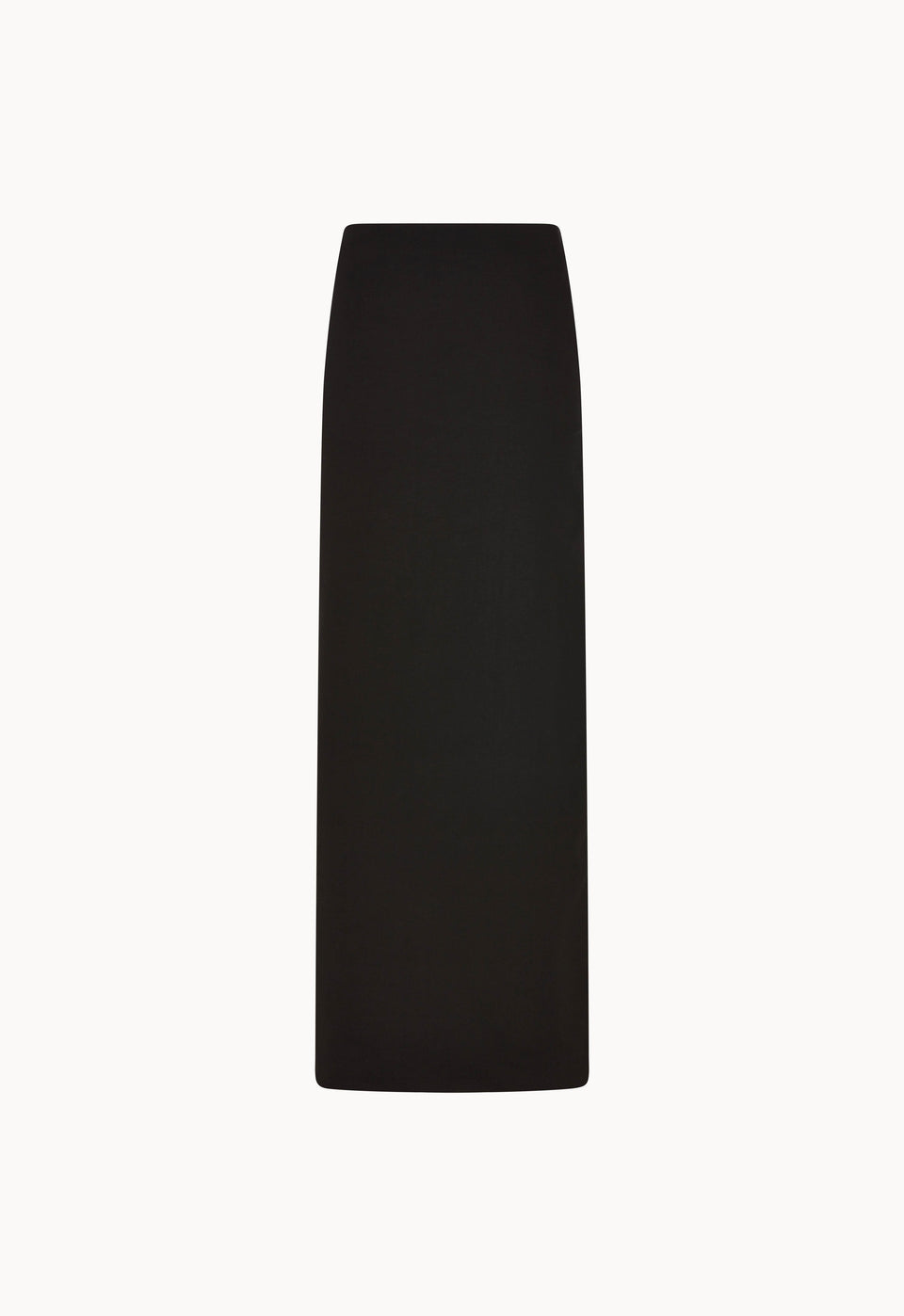 Linen Column Maxi Skirt in Black