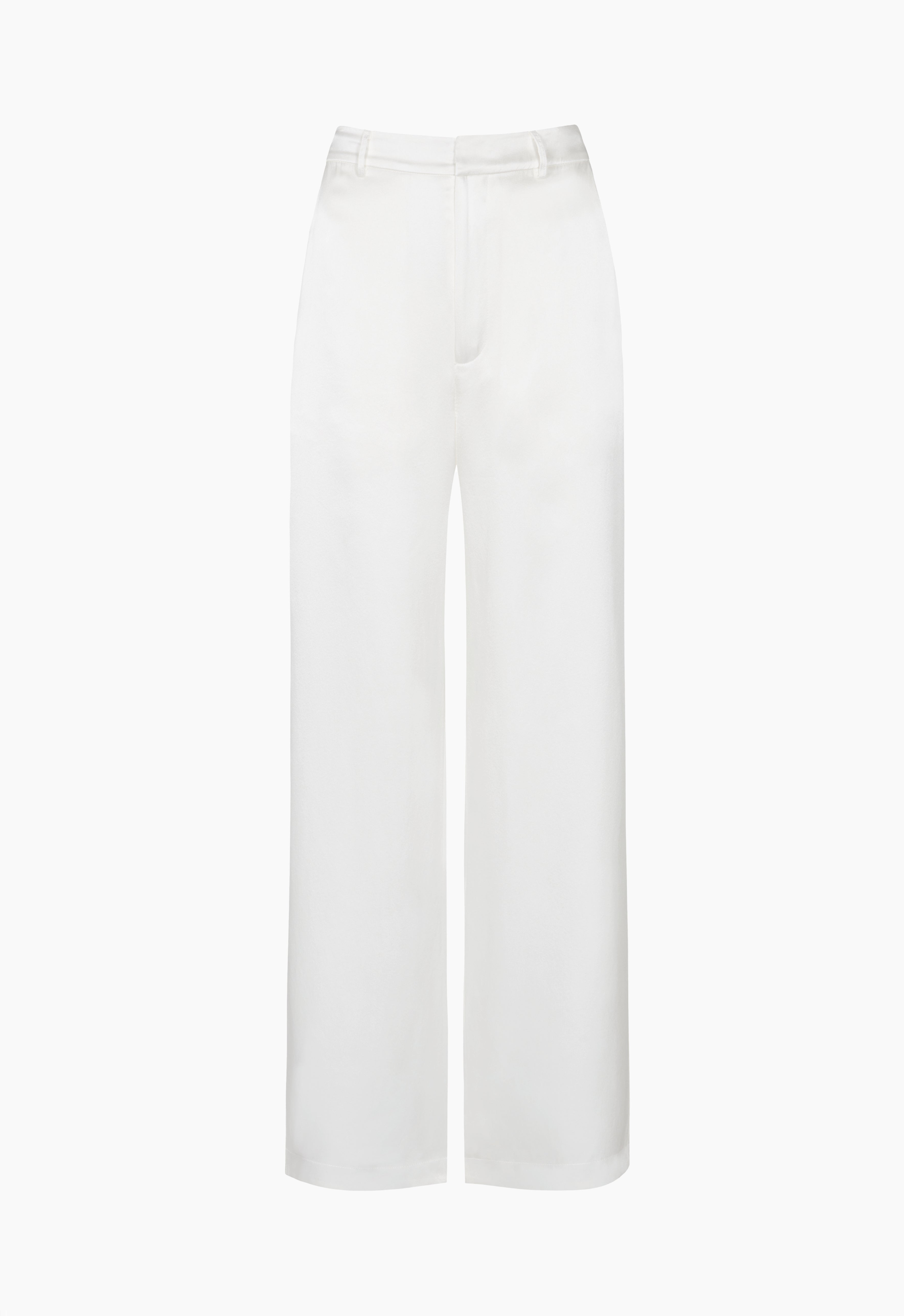 Aexae, Silk Trousers, White