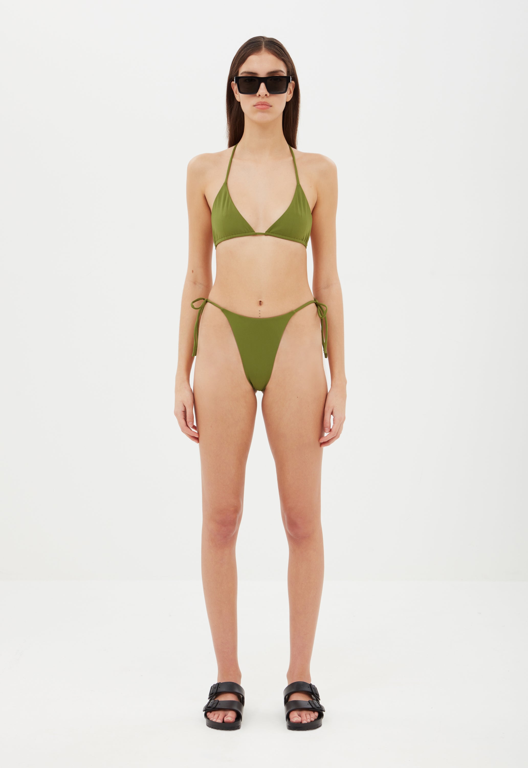 Aexae, Tyra Tie Side Bottoms, Army Green 
